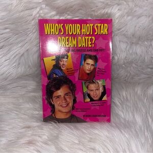 Vintage 1994 Random House Who’s Your Hot Star Dream Date? Book